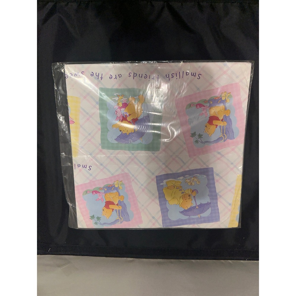 Vintage Disney Winnie the Pooh Hallmark Gift Wrap 2 Sheets 20x30‎ New Sealed
